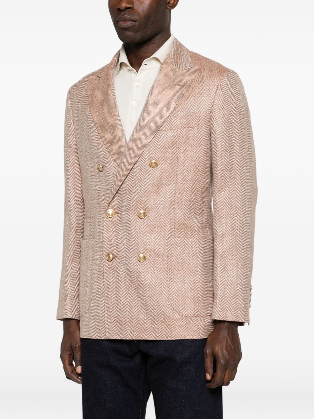 Brunello Cucinelli Men Double-Breasted Jacket BRUNELLO CUCINELLI