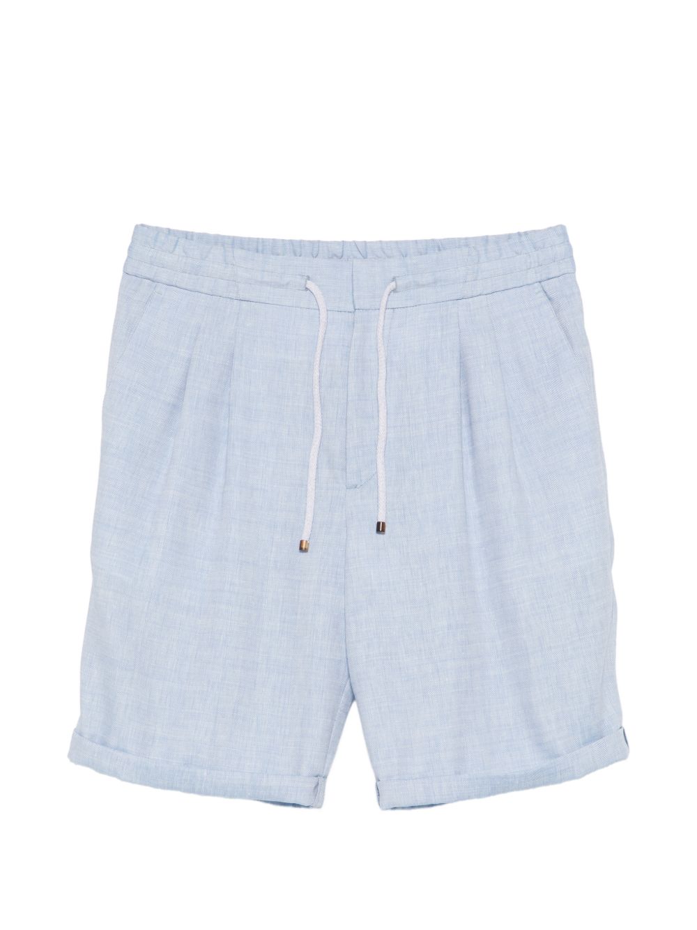 Brunello Cucinelli Men Linen Blend Shorts BRUNELLO CUCINELLI