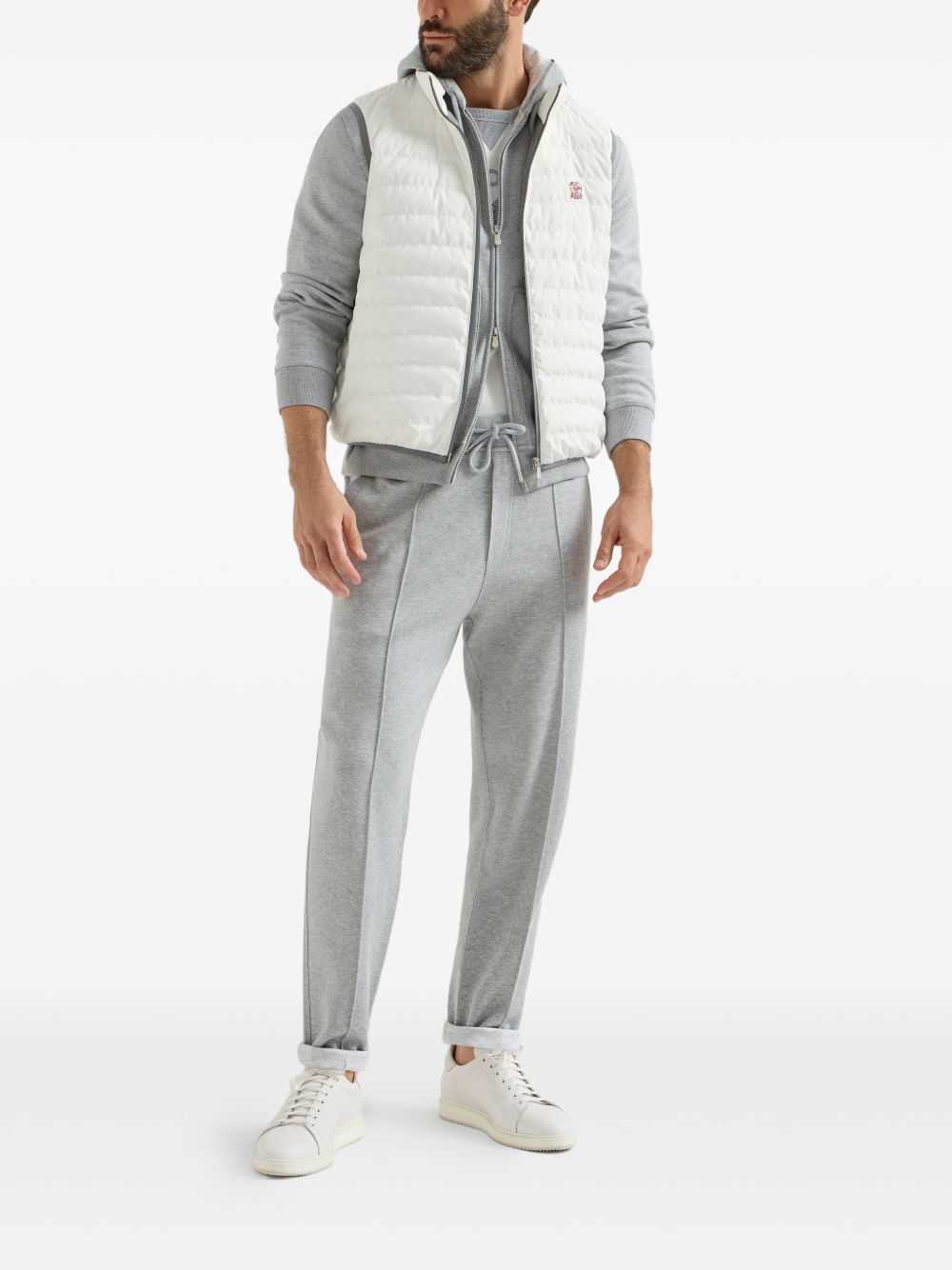 Brunello Cucinelli Men Logo Cotton T-Shirt BRUNELLO CUCINELLI