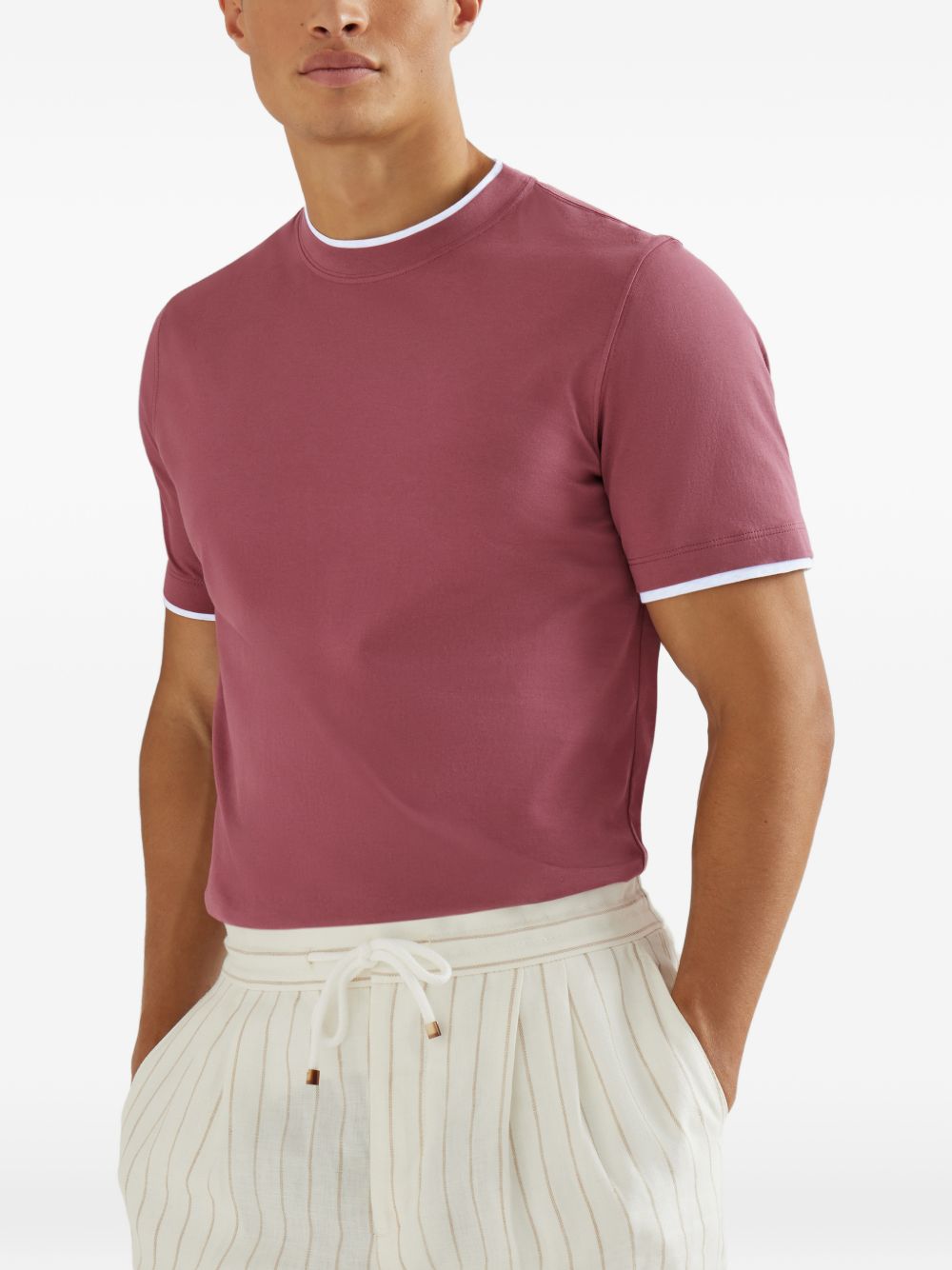 Brunello Cucinelli Men Cotton T-Shirt