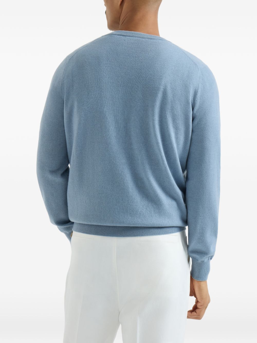 Brunello Cucinelli Men Cashmere Crewneck Sweater BRUNELLO CUCINELLI