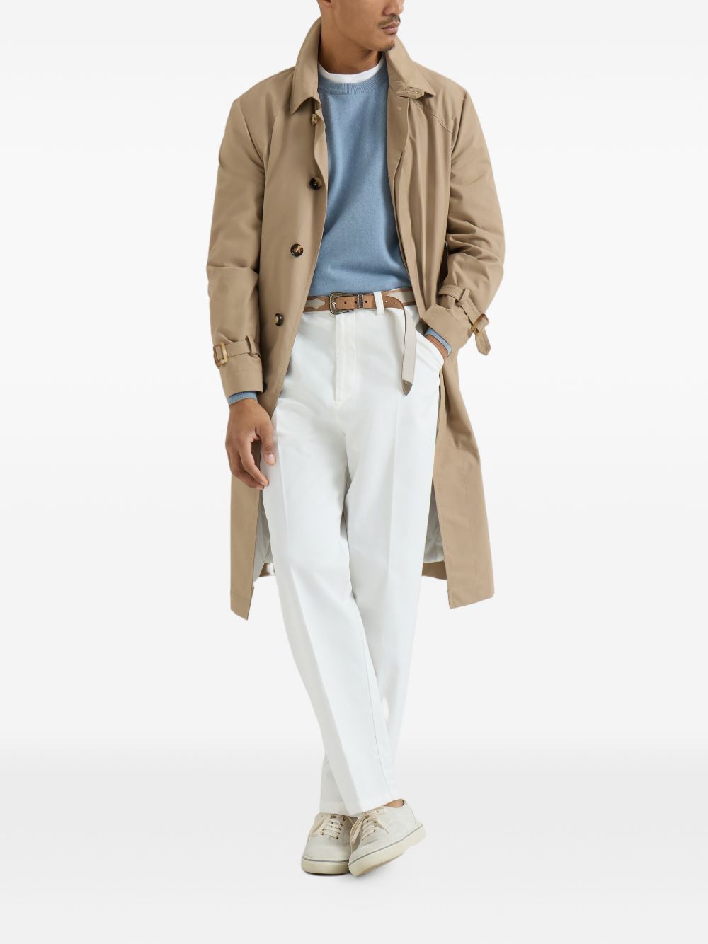 Brunello Cucinelli Men Cashmere Crewneck Sweater BRUNELLO CUCINELLI
