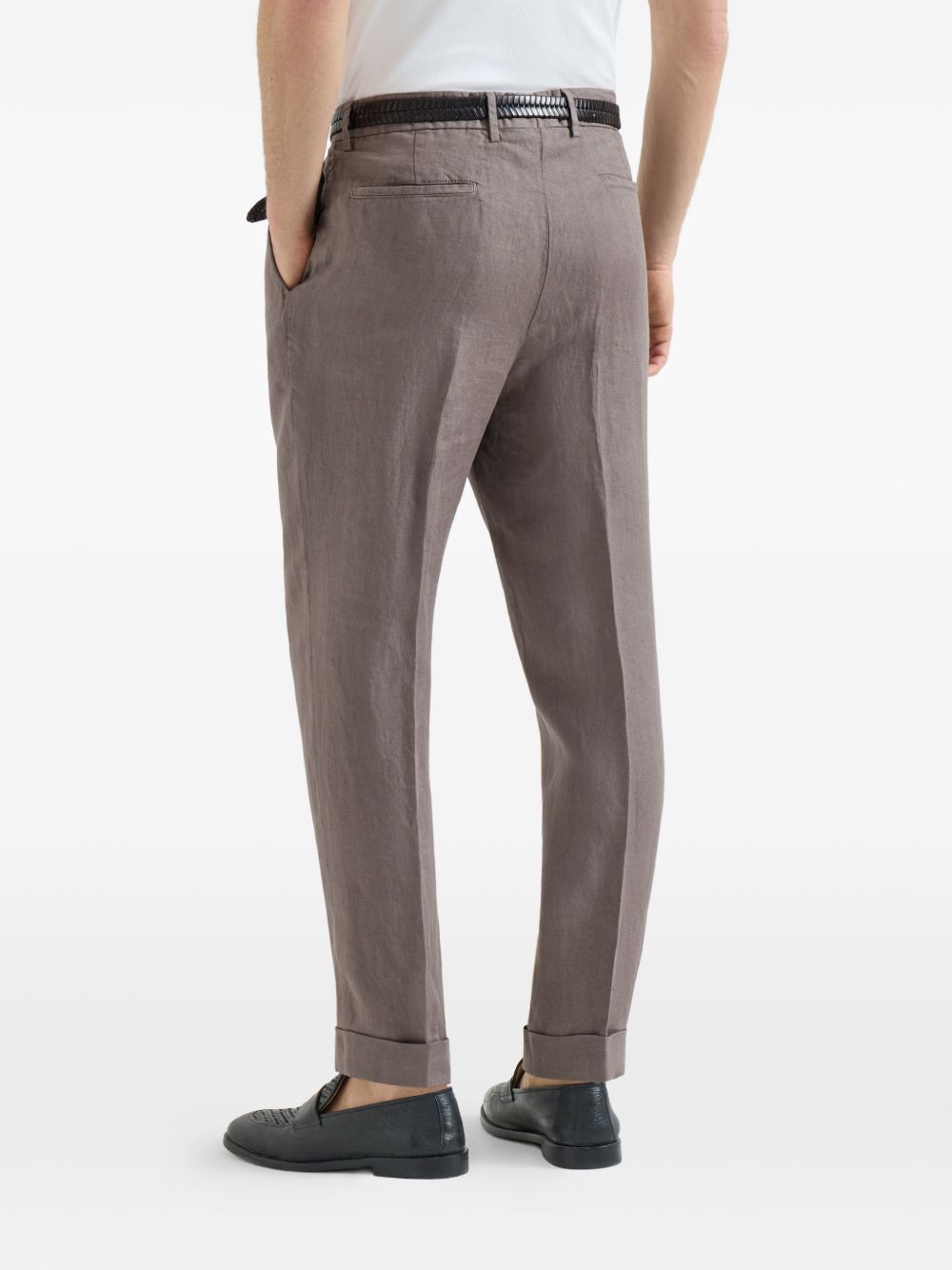 Brunello Cucinelli Men Linen Trousers BRUNELLO CUCINELLI