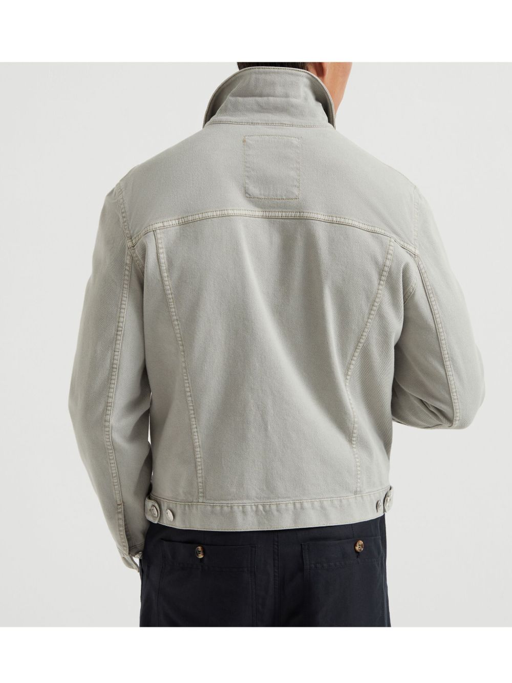 Brunello Cucinelli Men Denim Cotton Jacket
