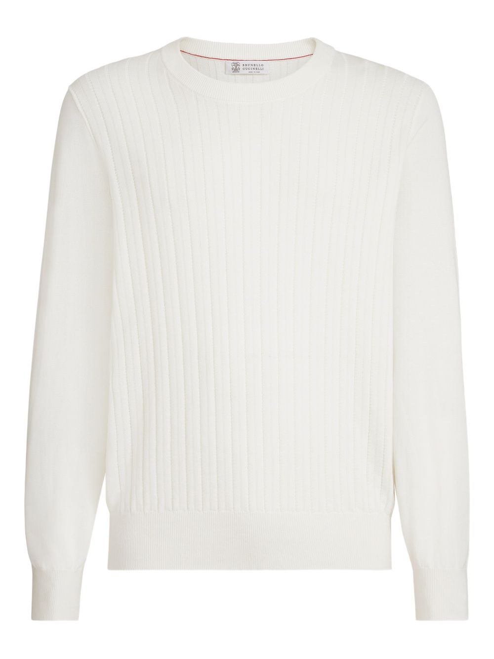 Brunello Cucinelli Men Cotton Crewneck Sweater BRUNELLO CUCINELLI