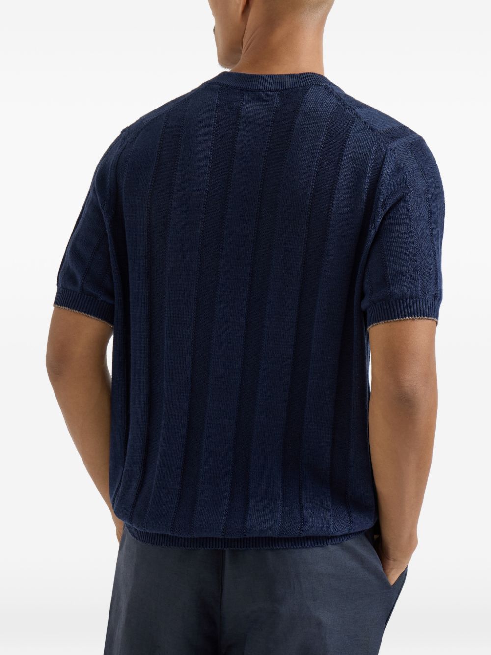 Brunello Cucinelli Men Linen And Cotton Blend Turtle-Neck Sweater BRUNELLO CUCINELLI
