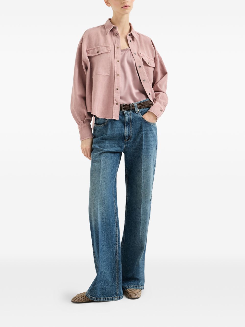 Brunello Cucinelli Women Flared-Leg Denim Jeans BRUNELLO CUCINELLI