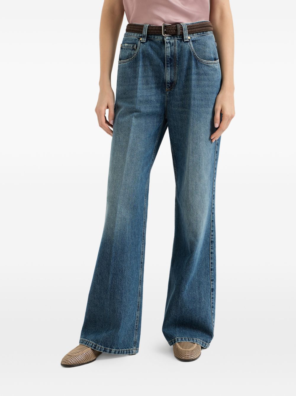 Brunello Cucinelli Women Flared-Leg Denim Jeans BRUNELLO CUCINELLI
