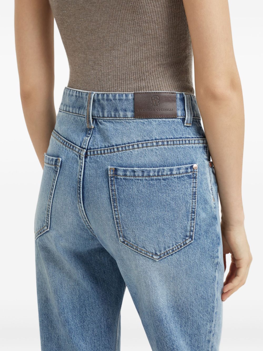 Brunello Cucinelli Women Denim Cotton Jeans BRUNELLO CUCINELLI