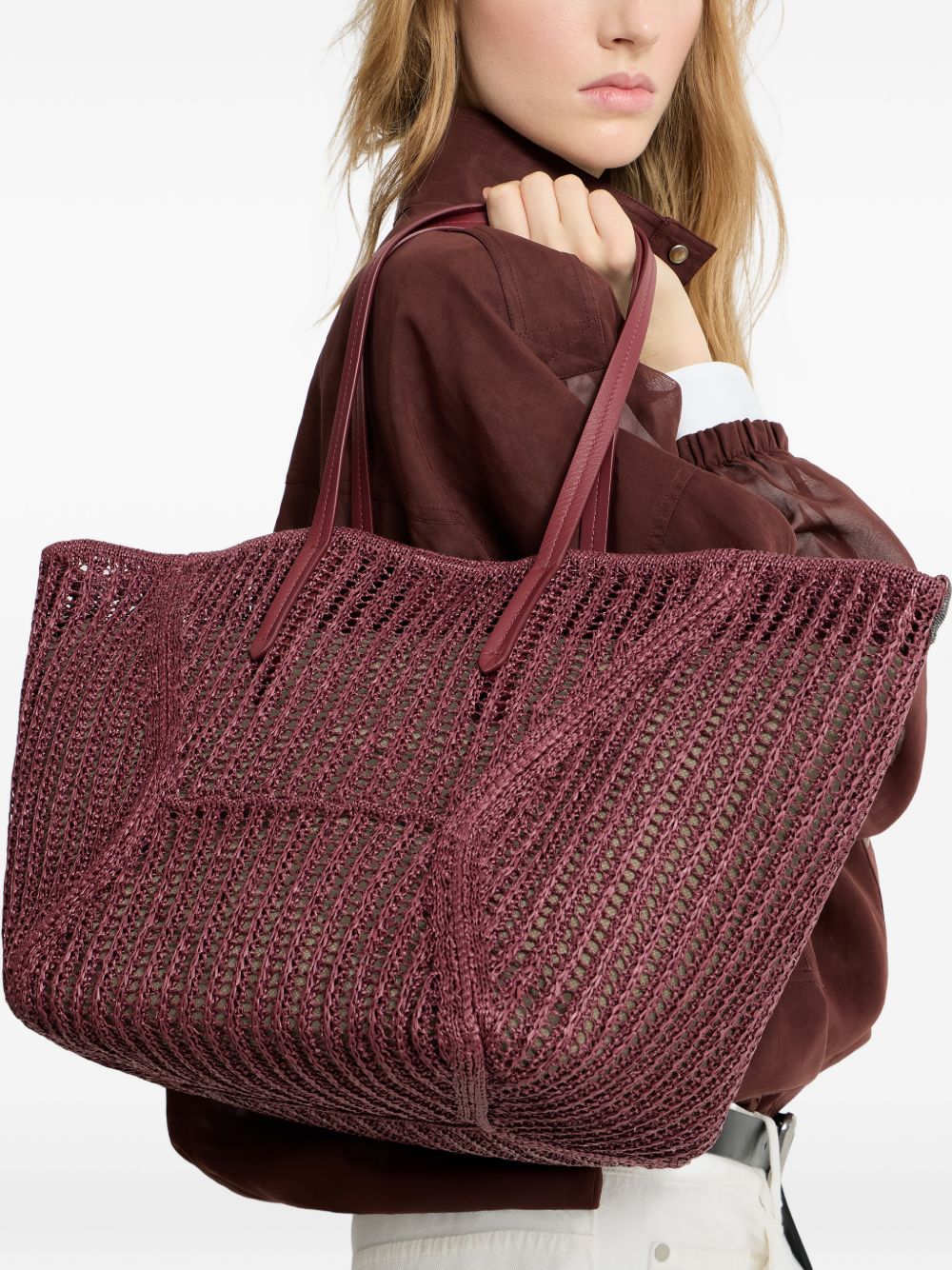Brunello Cucinelli Women Rafia Tote Bag BRUNELLO CUCINELLI