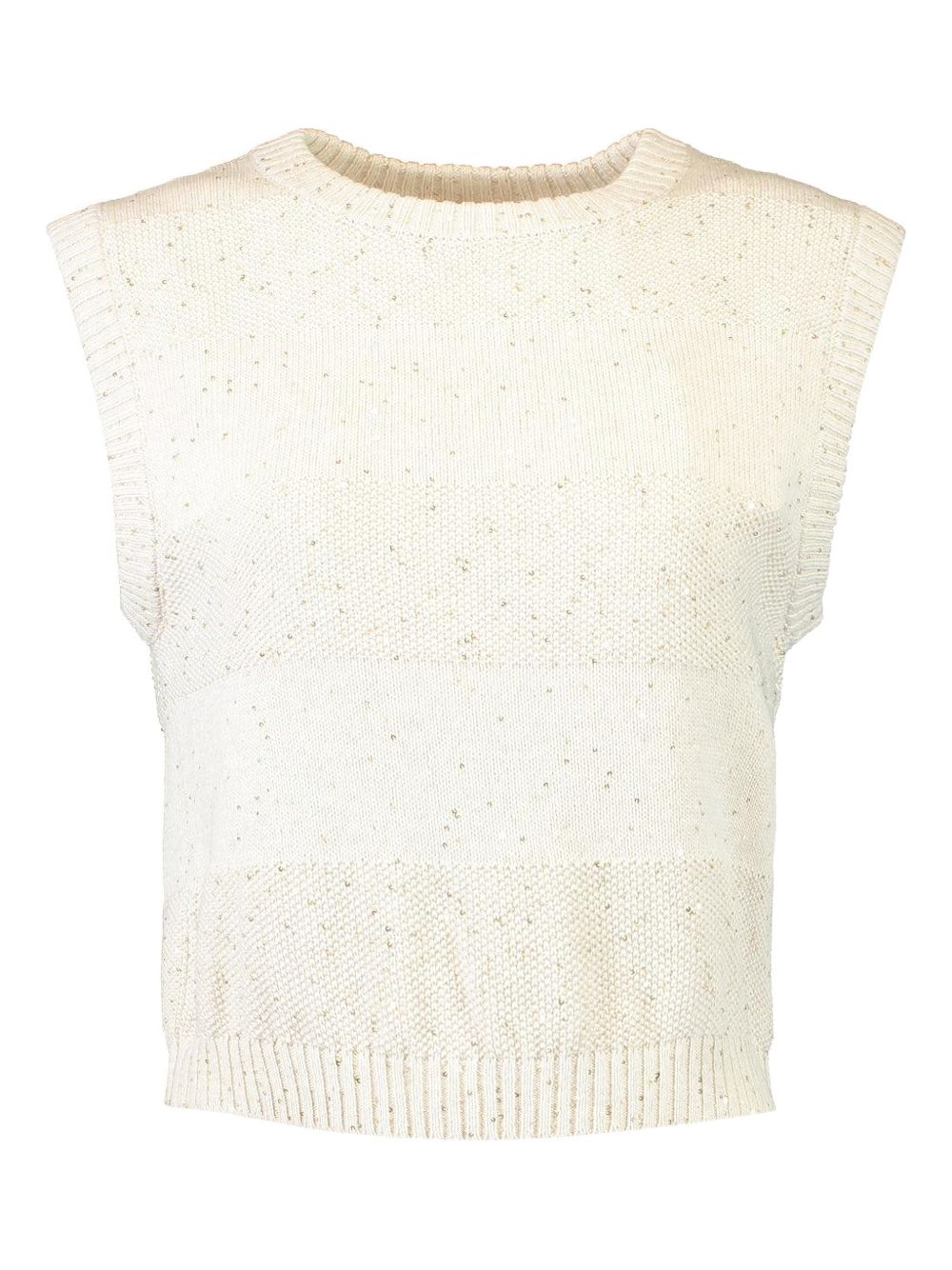 Brunello Cucinelli Women Striped Cotton Top BRUNELLO CUCINELLI