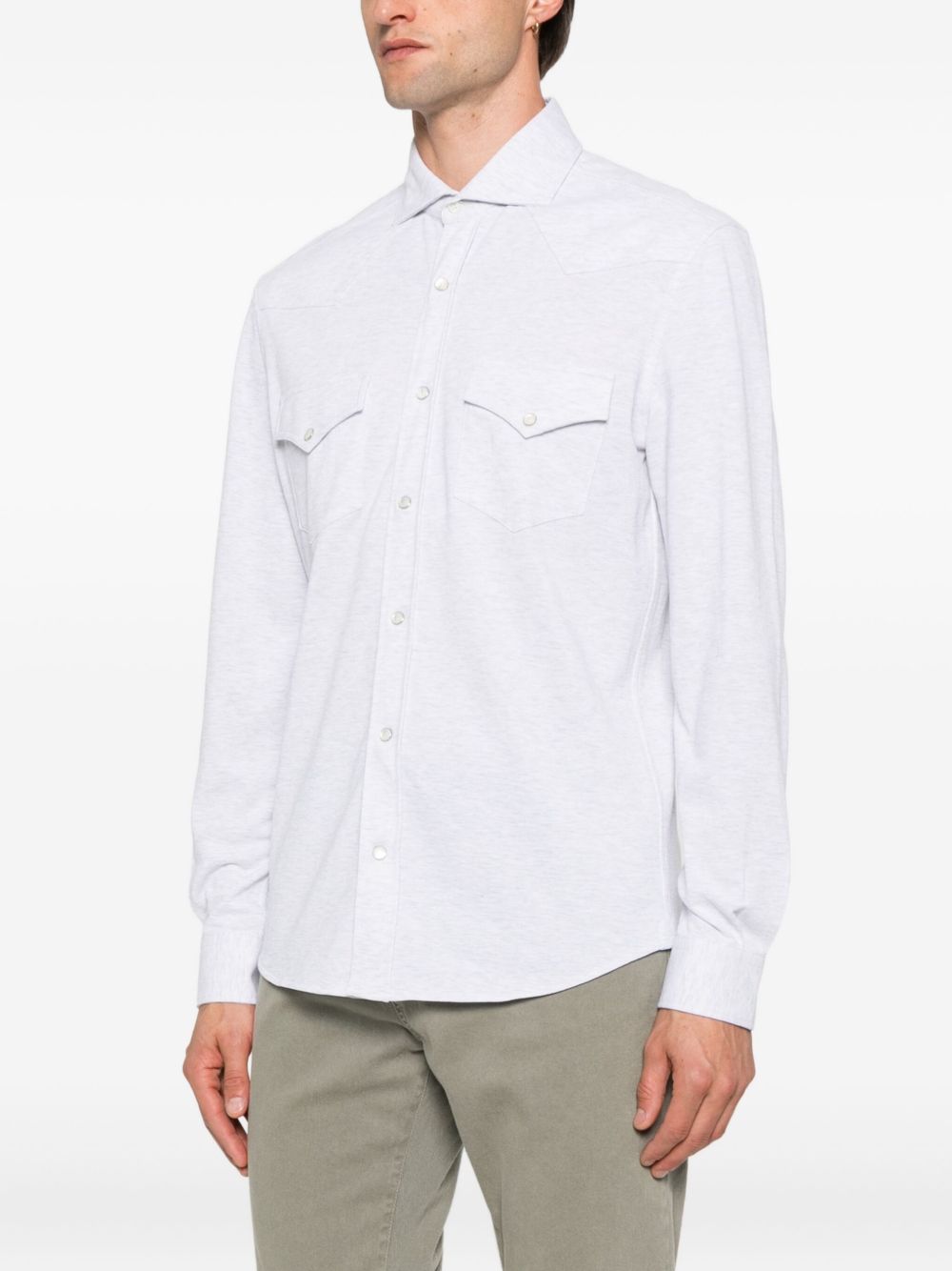 Brunello Cucinelli Men Cotton Shirt BRUNELLO CUCINELLI