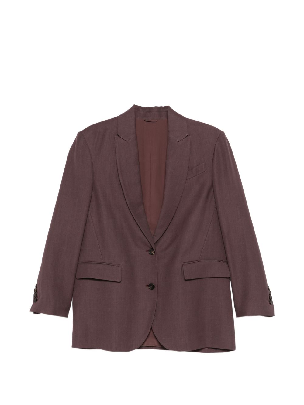 Brunello Cucinelli Women Single-Breasted Blazer Jacket BRUNELLO CUCINELLI