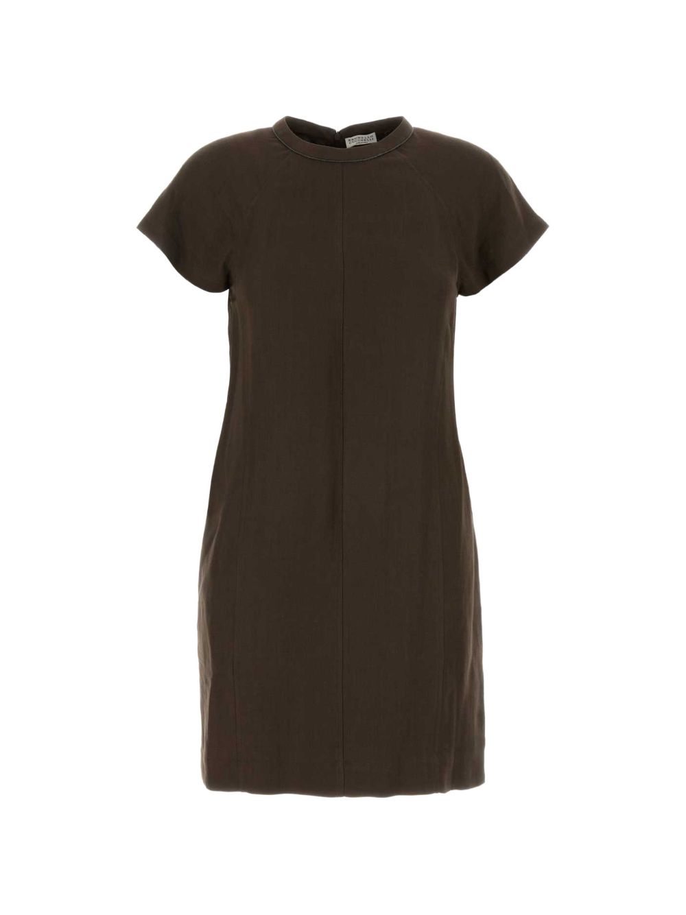 Brunello Cucinelli Women Linen Blend T-Shirt Dress BRUNELLO CUCINELLI
