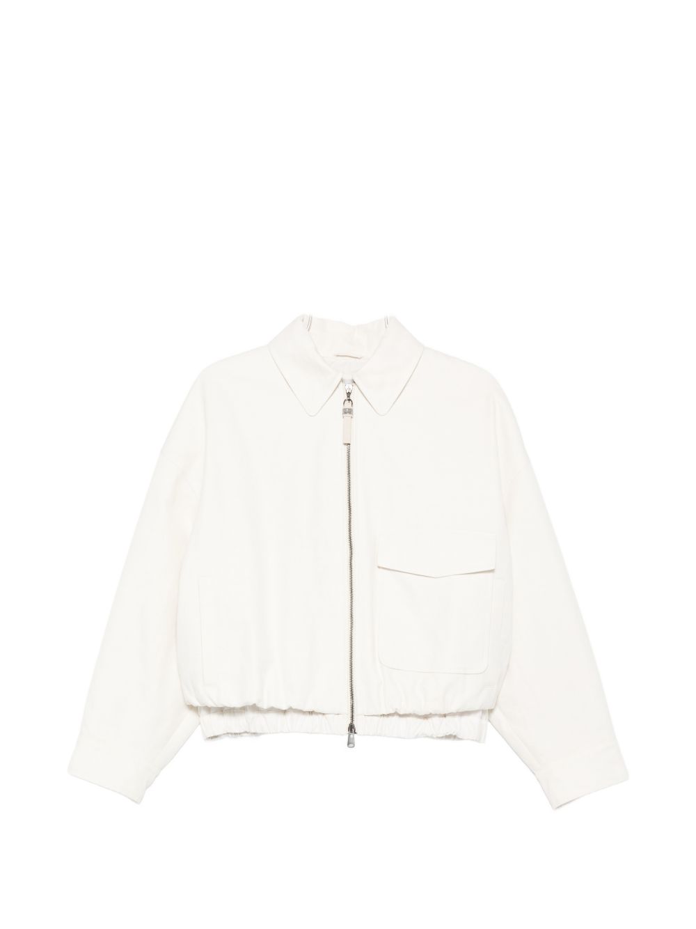 Brunello Cucinelli Women Cotton Blend Blouson Jacket BRUNELLO CUCINELLI