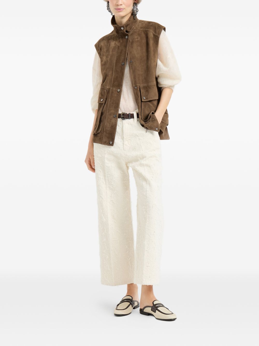 Brunello Cucinelli Women Cotton Trousers BRUNELLO CUCINELLI