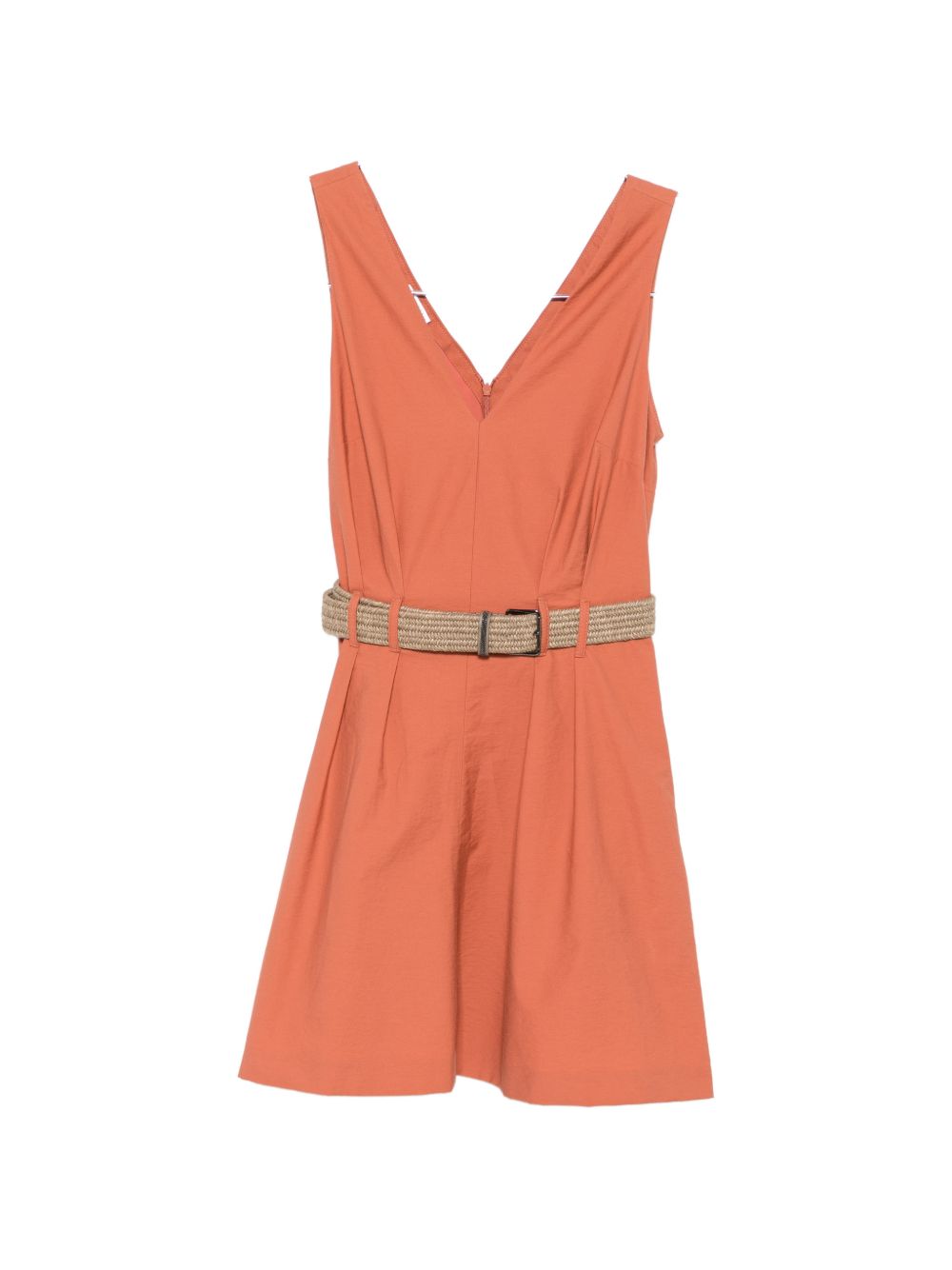 Brunello Cucinelli Women Cotton Belted Dress BRUNELLO CUCINELLI