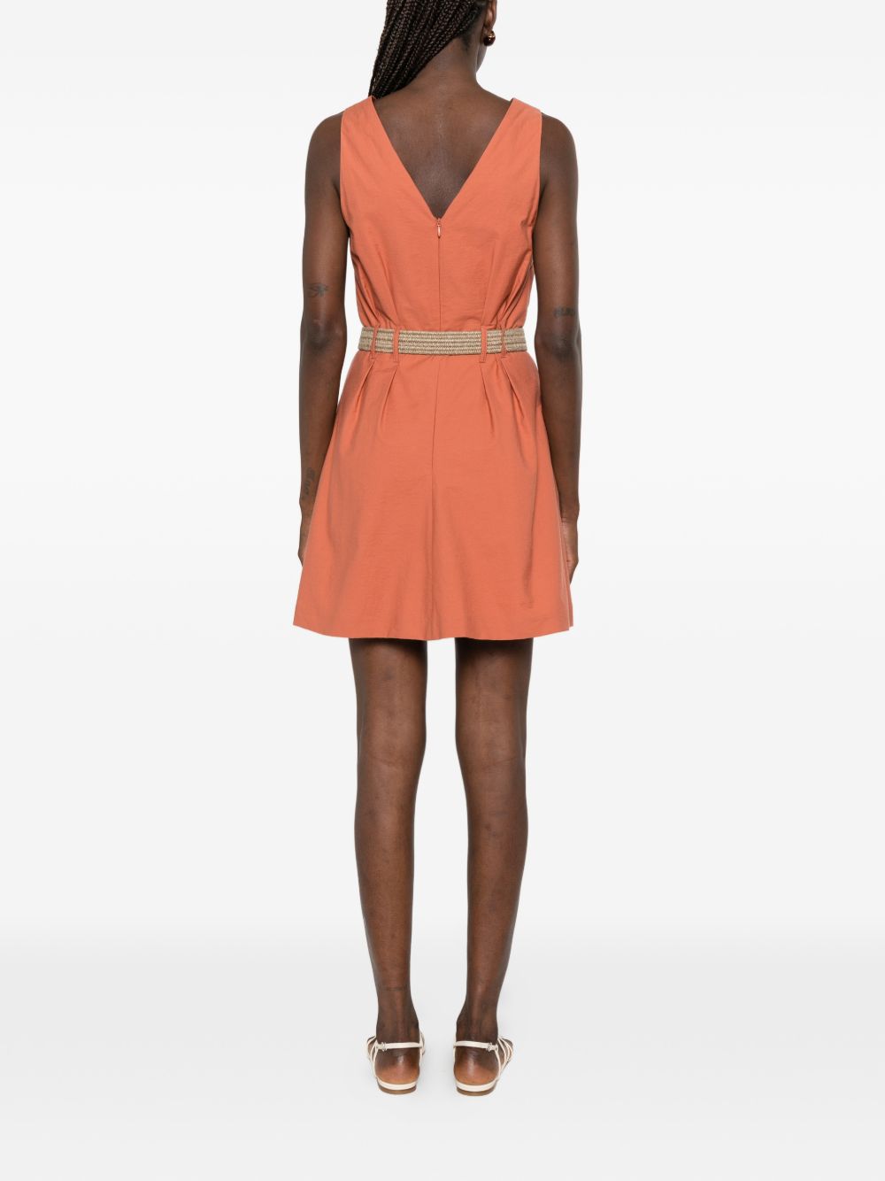 Brunello Cucinelli Women Cotton Belted Dress BRUNELLO CUCINELLI