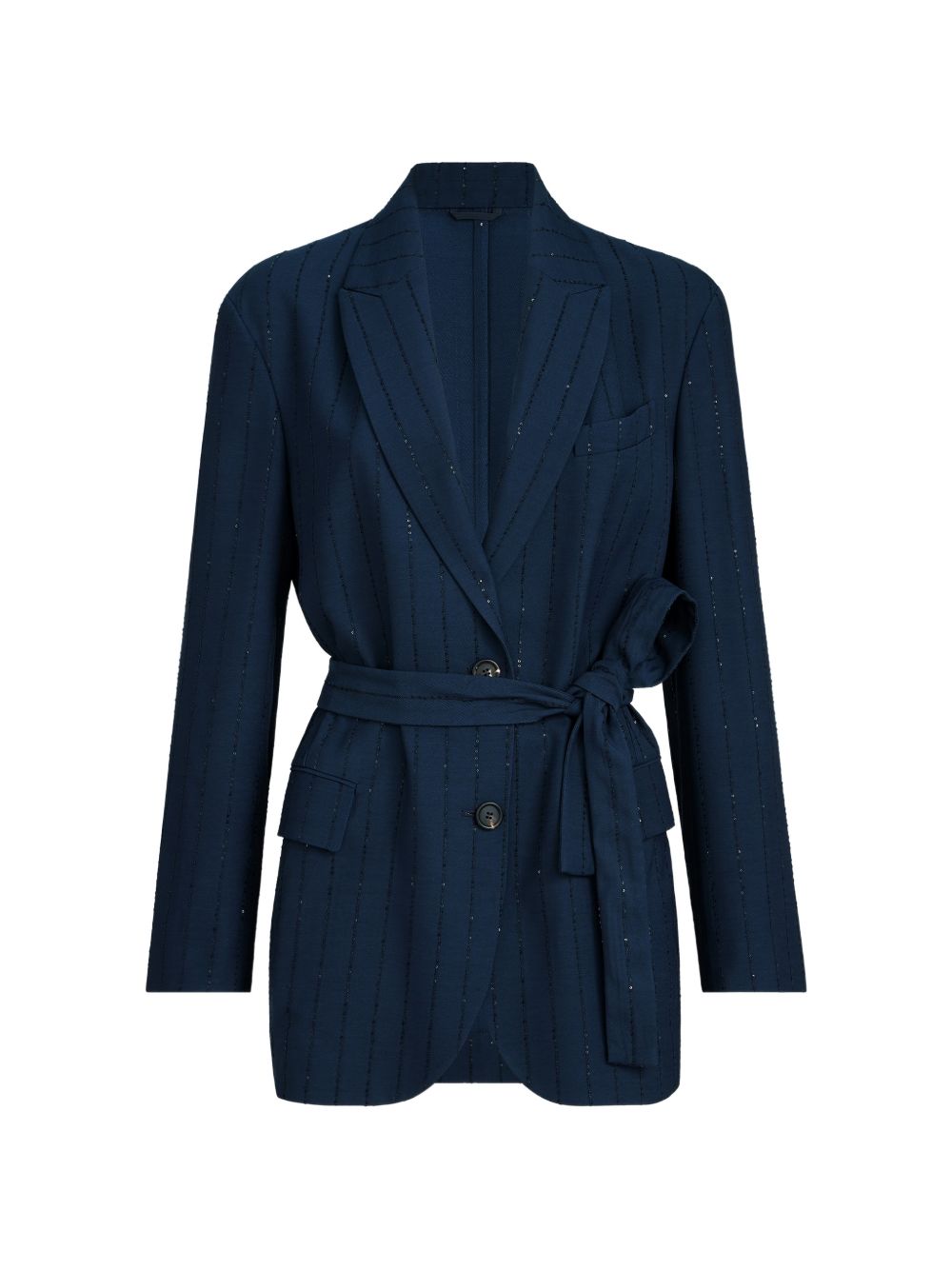 Brunello Cucinelli Women Belted Single-Breasted Jacket BRUNELLO CUCINELLI