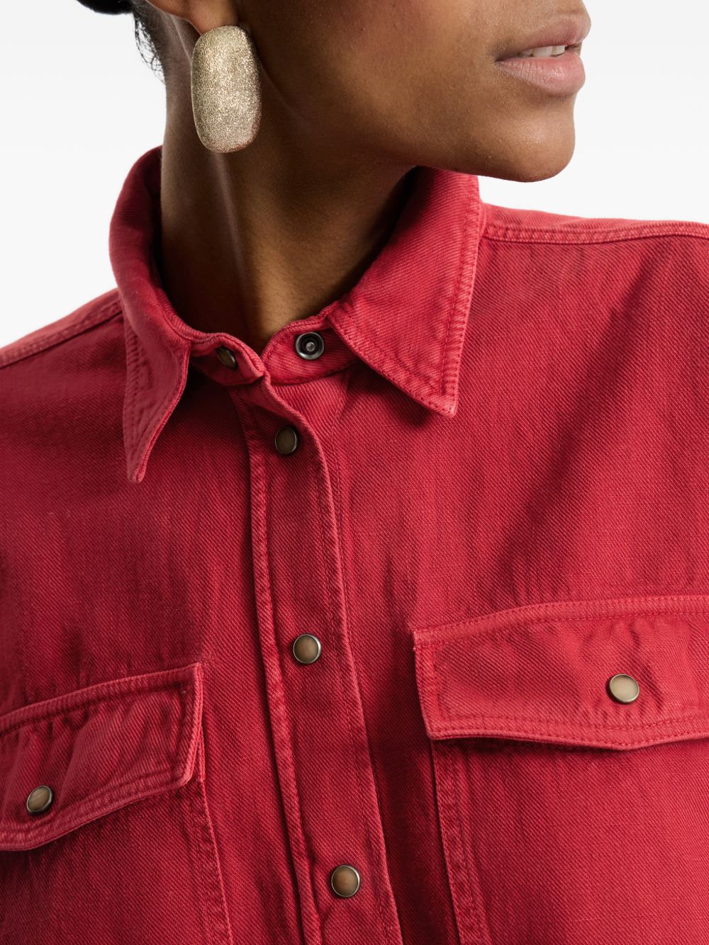 Brunello Cucinelli Women Cotton And Linen Blend Shirt BRUNELLO CUCINELLI