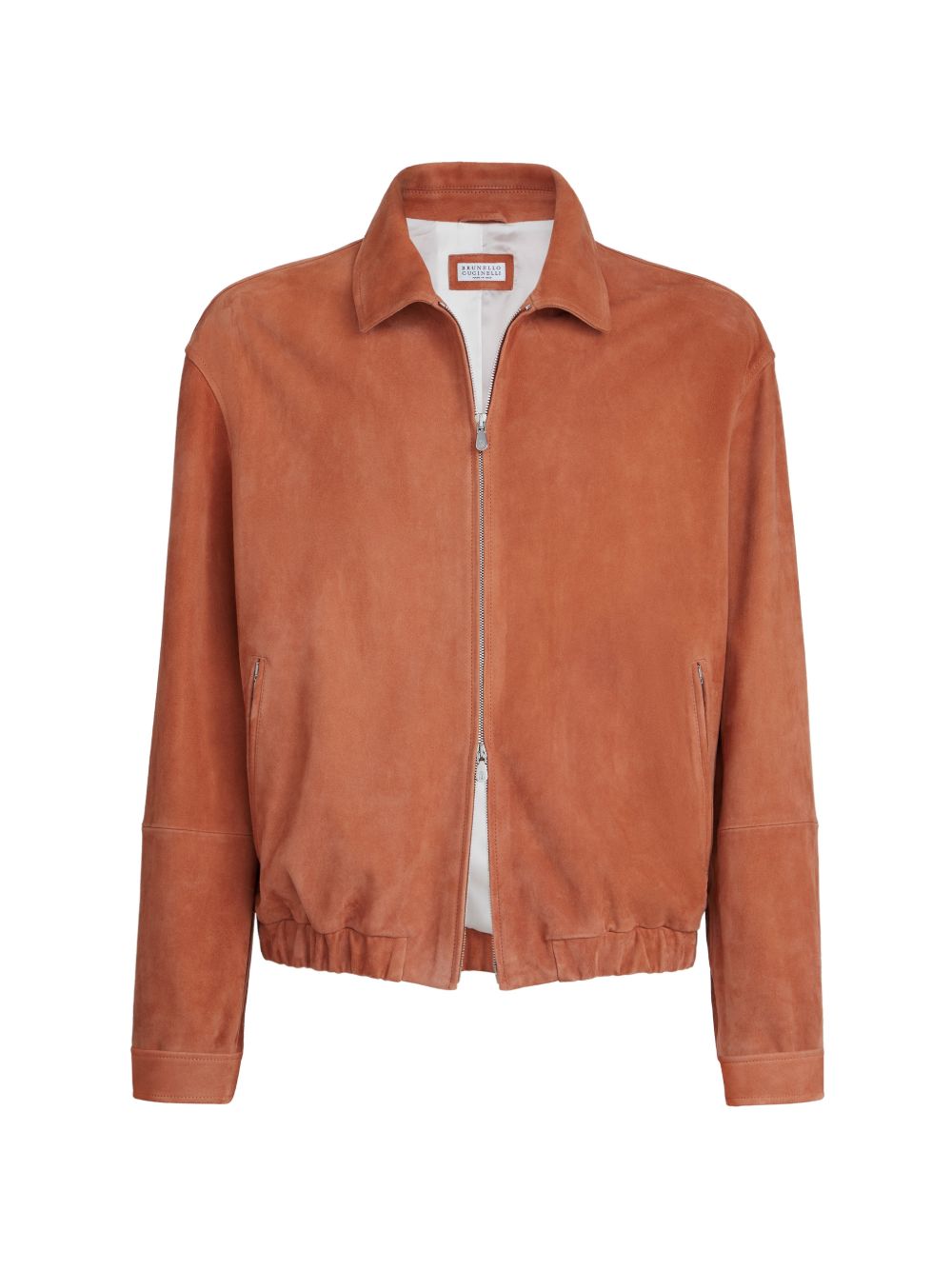 Brunello Cucinelli Men Suede Leather Jacket BRUNELLO CUCINELLI
