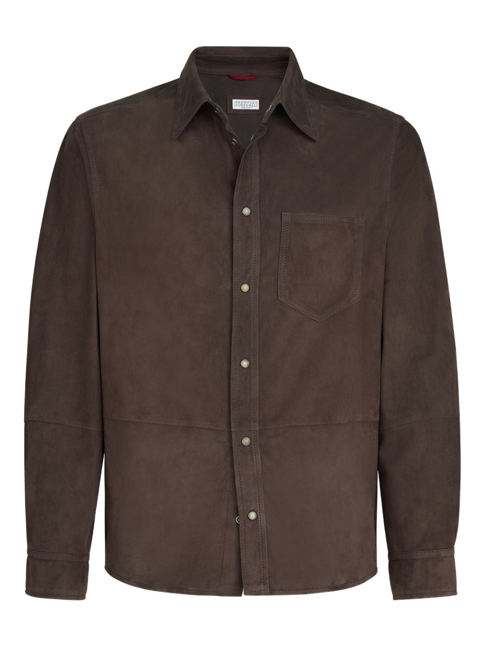 Brunello Cucinelli Men Leather Shirt BRUNELLO CUCINELLI