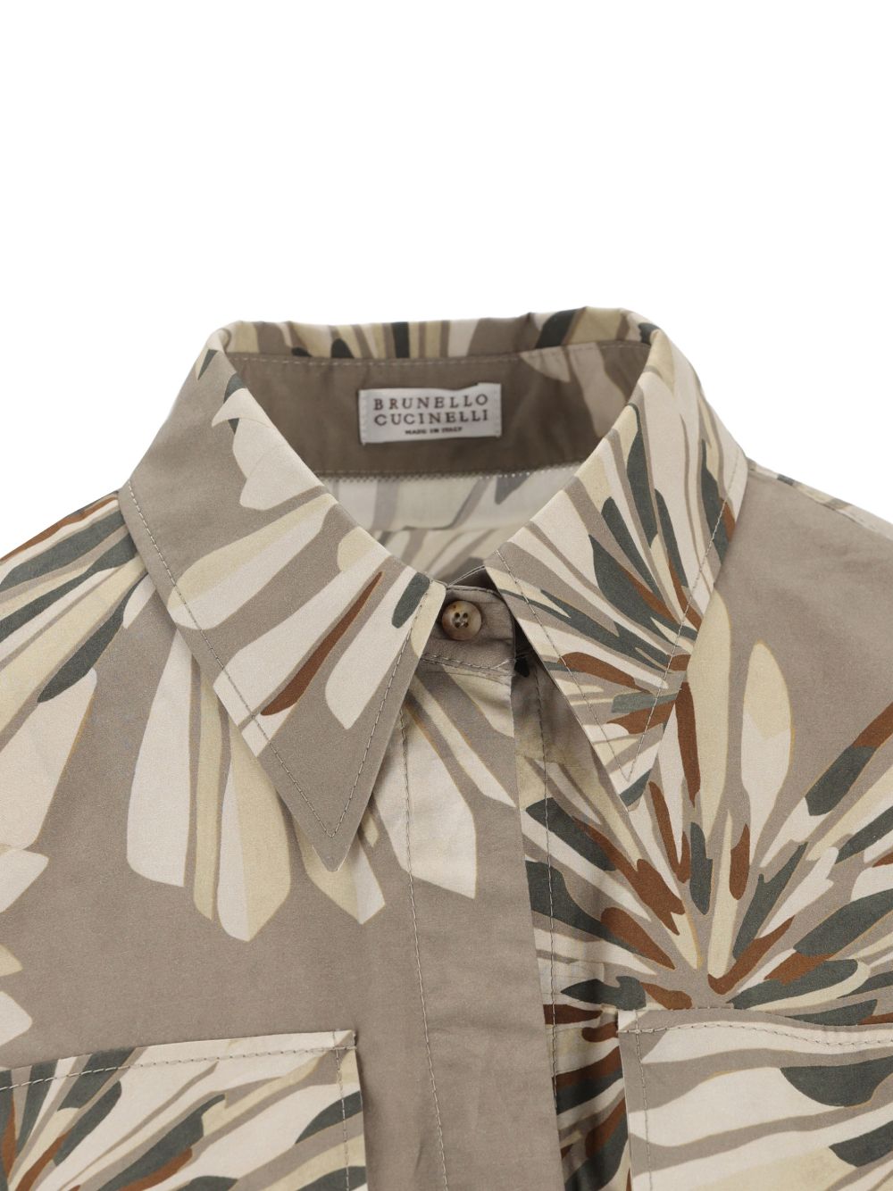Brunello Cucinelli Women Printed Cotton Dress BRUNELLO CUCINELLI