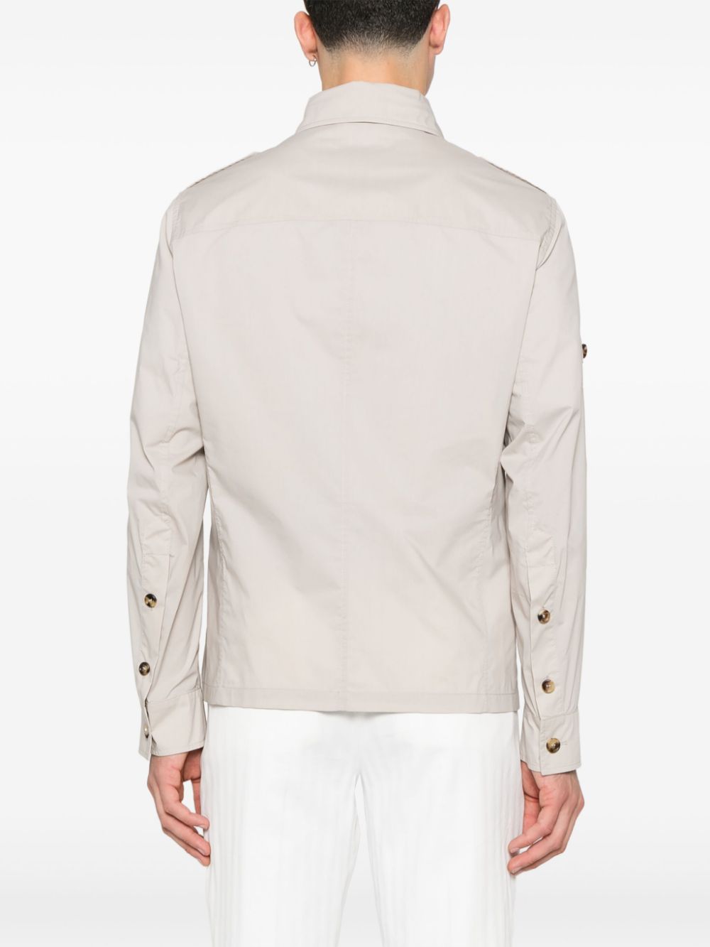 Brunello Cucinelli Men Cotton And Nylon Water-Resistant Jacket BRUNELLO CUCINELLI