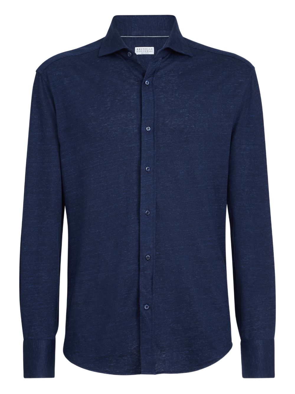 Brunello Cucinelli Men Linen And Cotton Blend Shirt BRUNELLO CUCINELLI