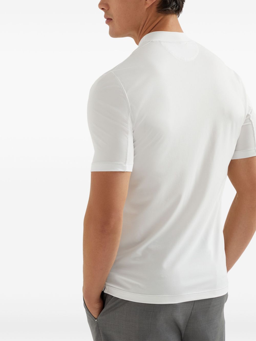 Brunello Cucinelli Men Logo Cotton T-Shirt BRUNELLO CUCINELLI
