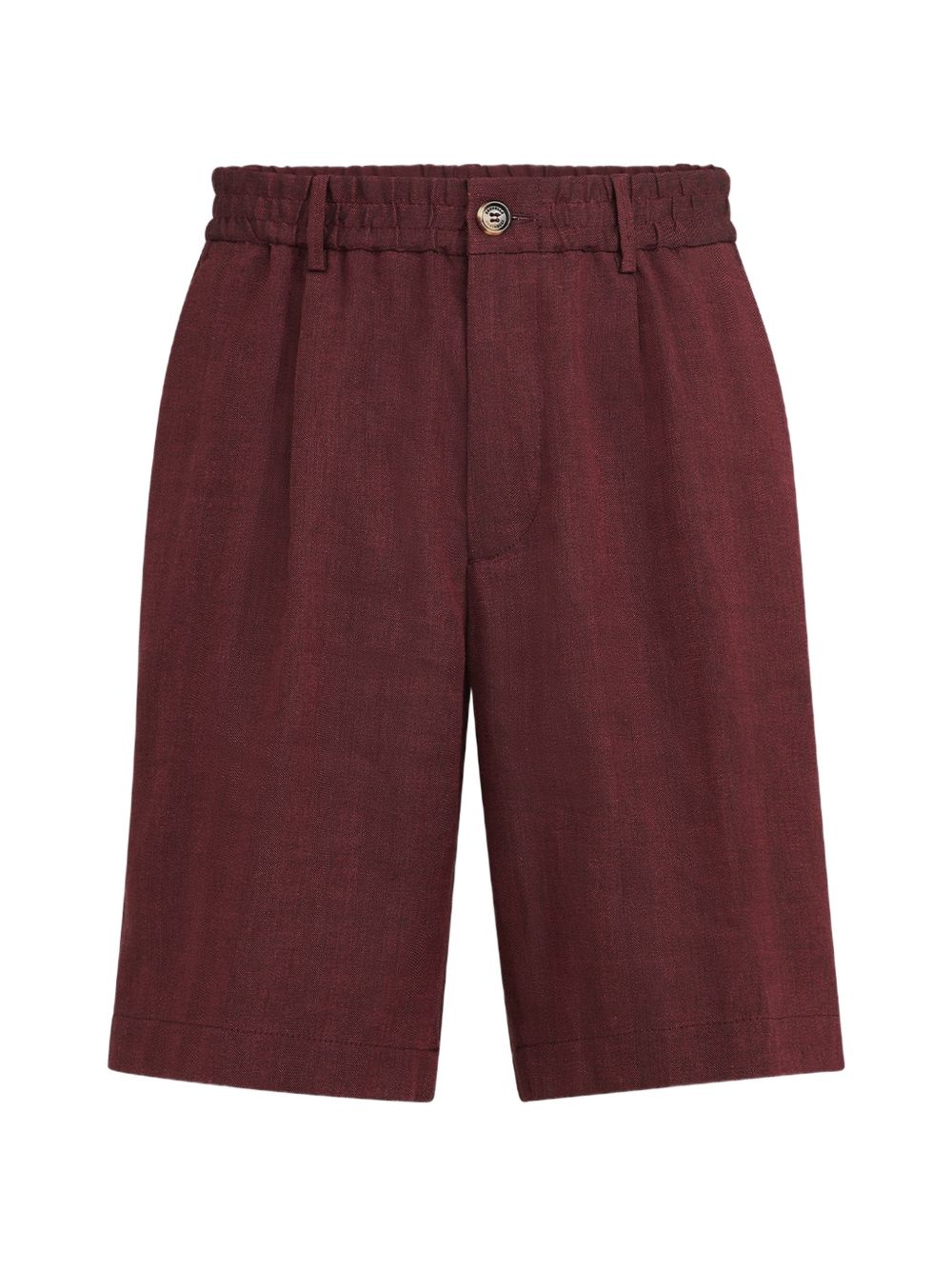 Brunello Cucinelli Men Linen Bermuda Shorts BRUNELLO CUCINELLI