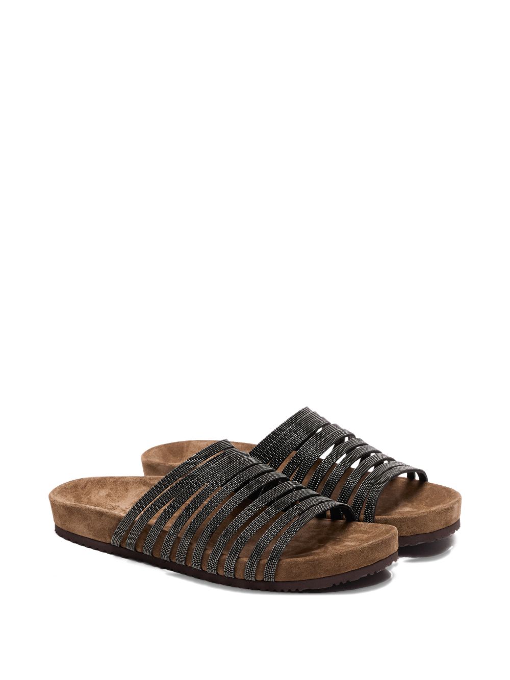 Brunello Cucinelli Women Leather Flat Sandals BRUNELLO CUCINELLI