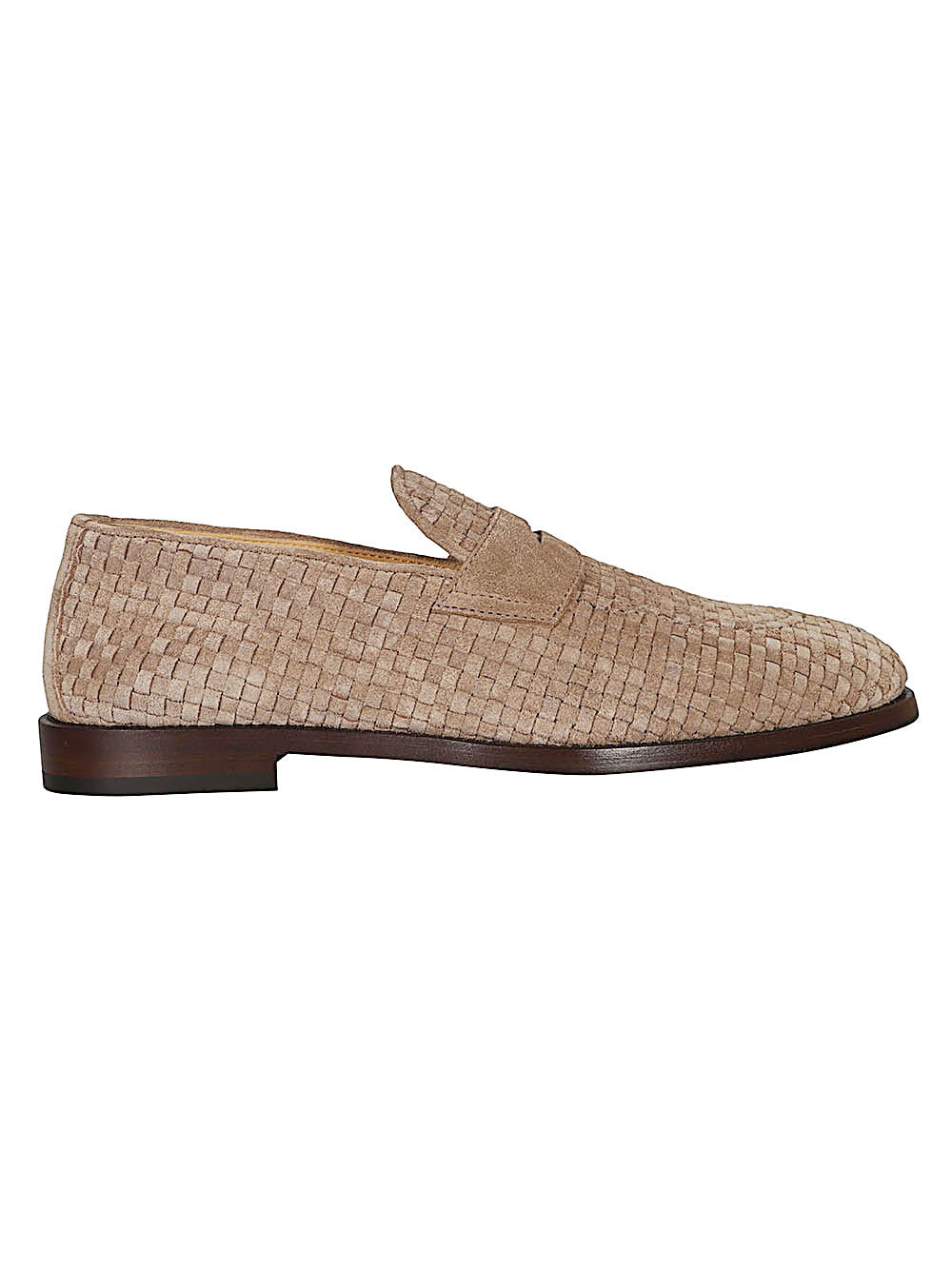 Brunello Cucinelli Men Suede Leather Loafers BRUNELLO CUCINELLI