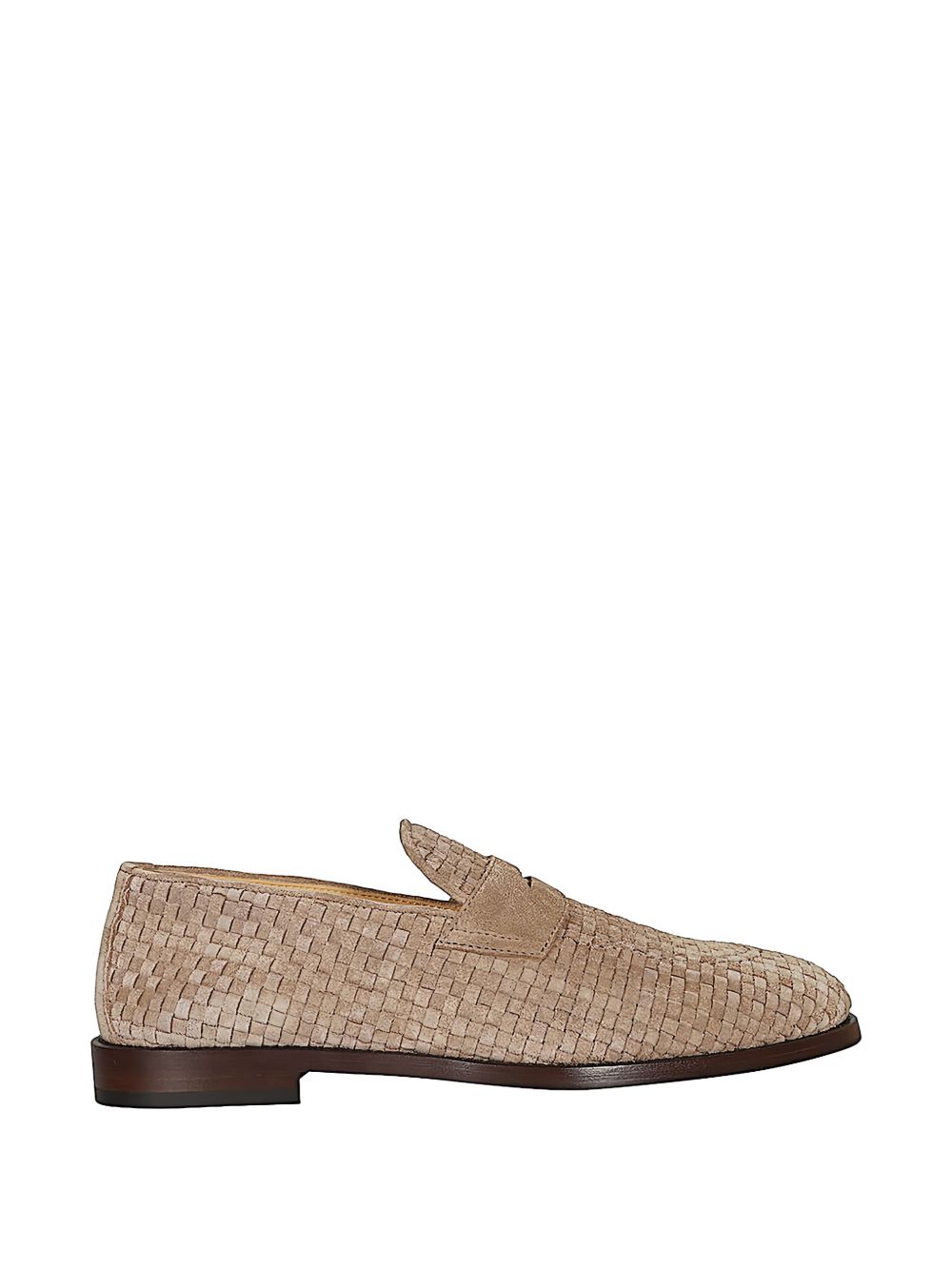 Brunello Cucinelli Men Suede Leather Loafers BRUNELLO CUCINELLI