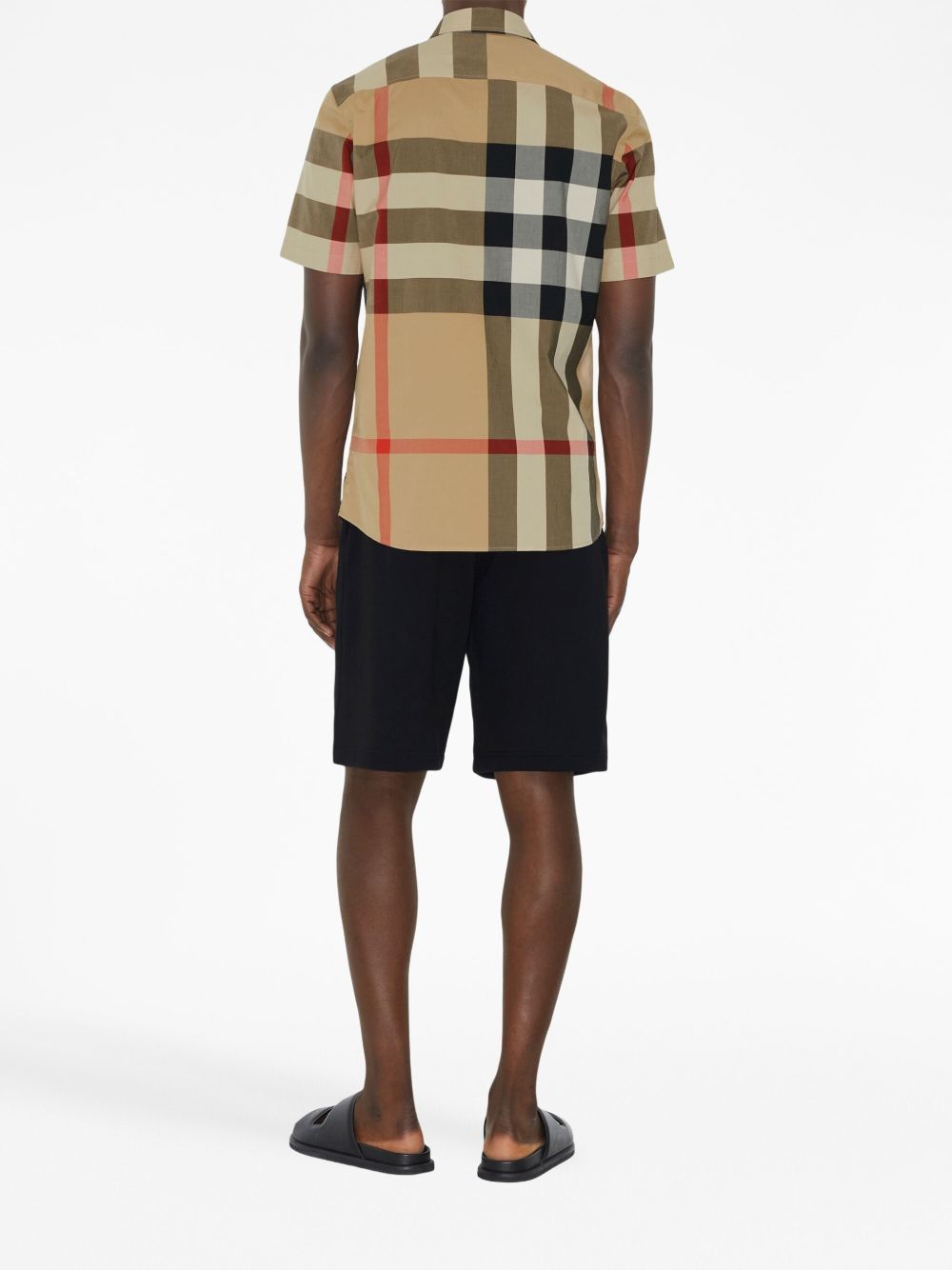 Burberry Men Check Cotton Shirt BURBERRY