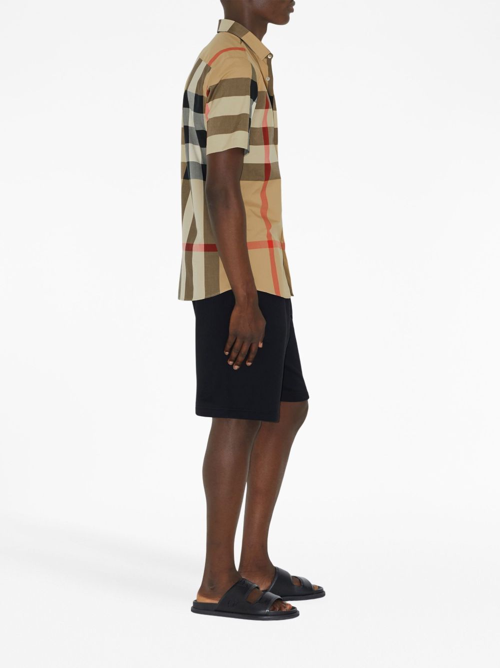 Burberry Men Check Cotton Shirt BURBERRY