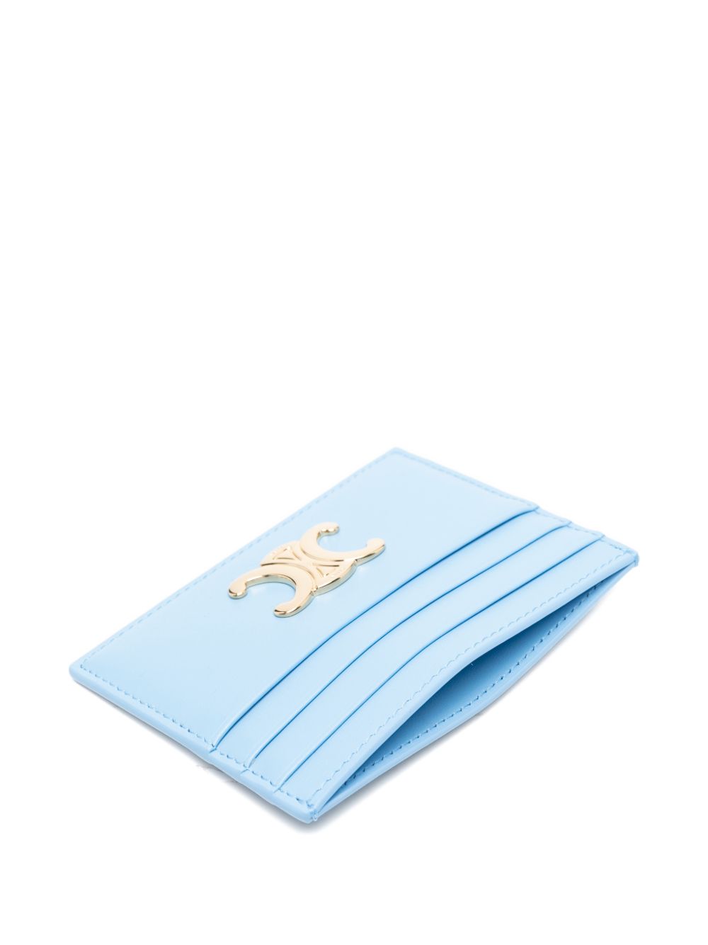 Celine Women Triomphe Leather Card Case CELINE