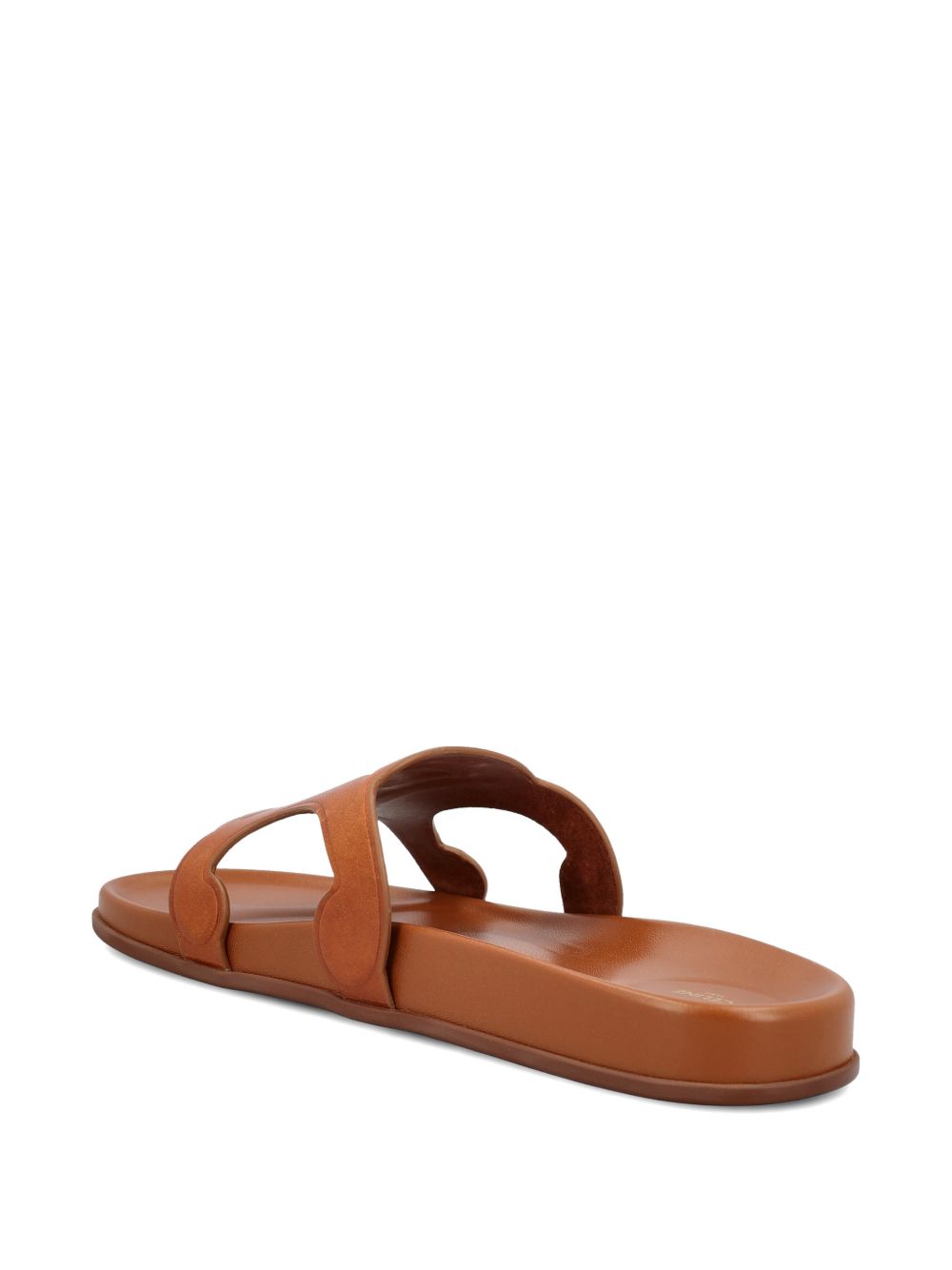 Celine Women Triomphe Leather Slides CELINE