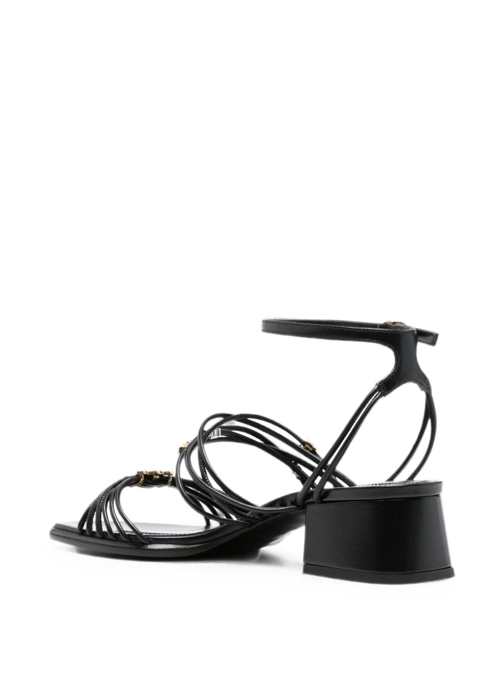 Celine Women Triomphe Leather Sandals