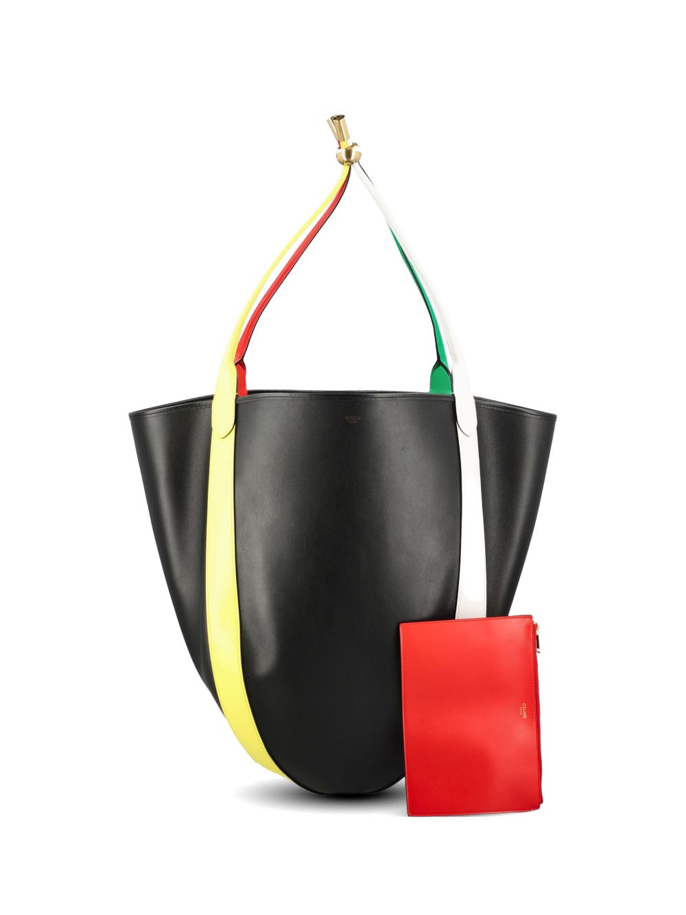Celine Women Drop Large Leather Bucket Bag CELINE