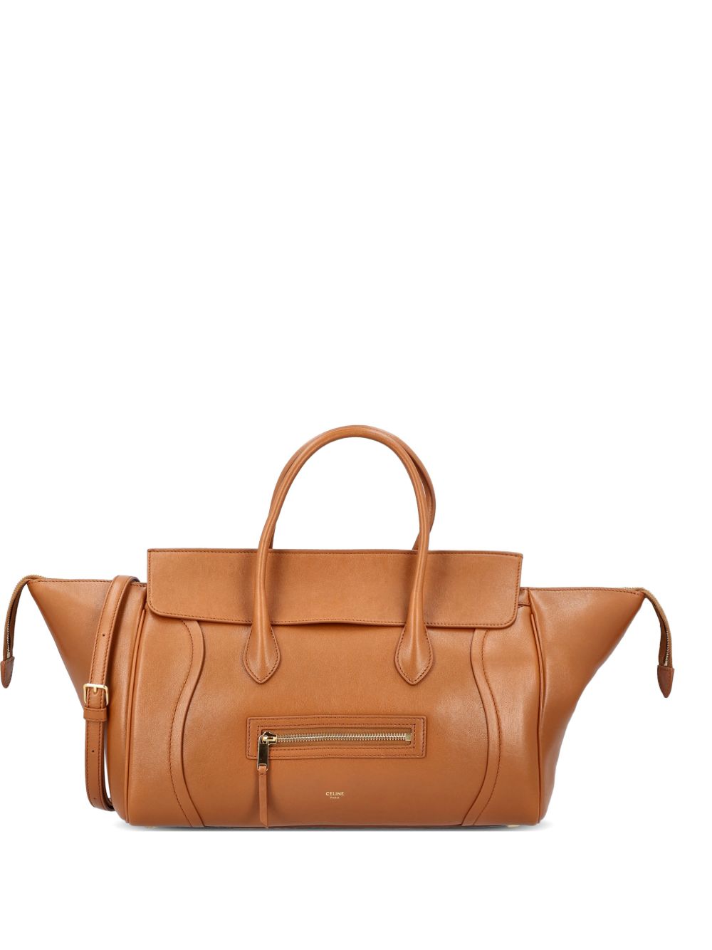 Celine Women Luggage Medium Leather Tote CELINE