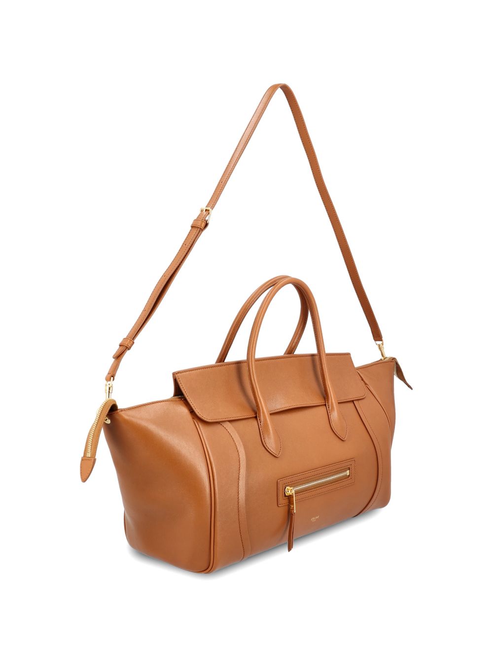 Celine Women Luggage Medium Leather Tote CELINE