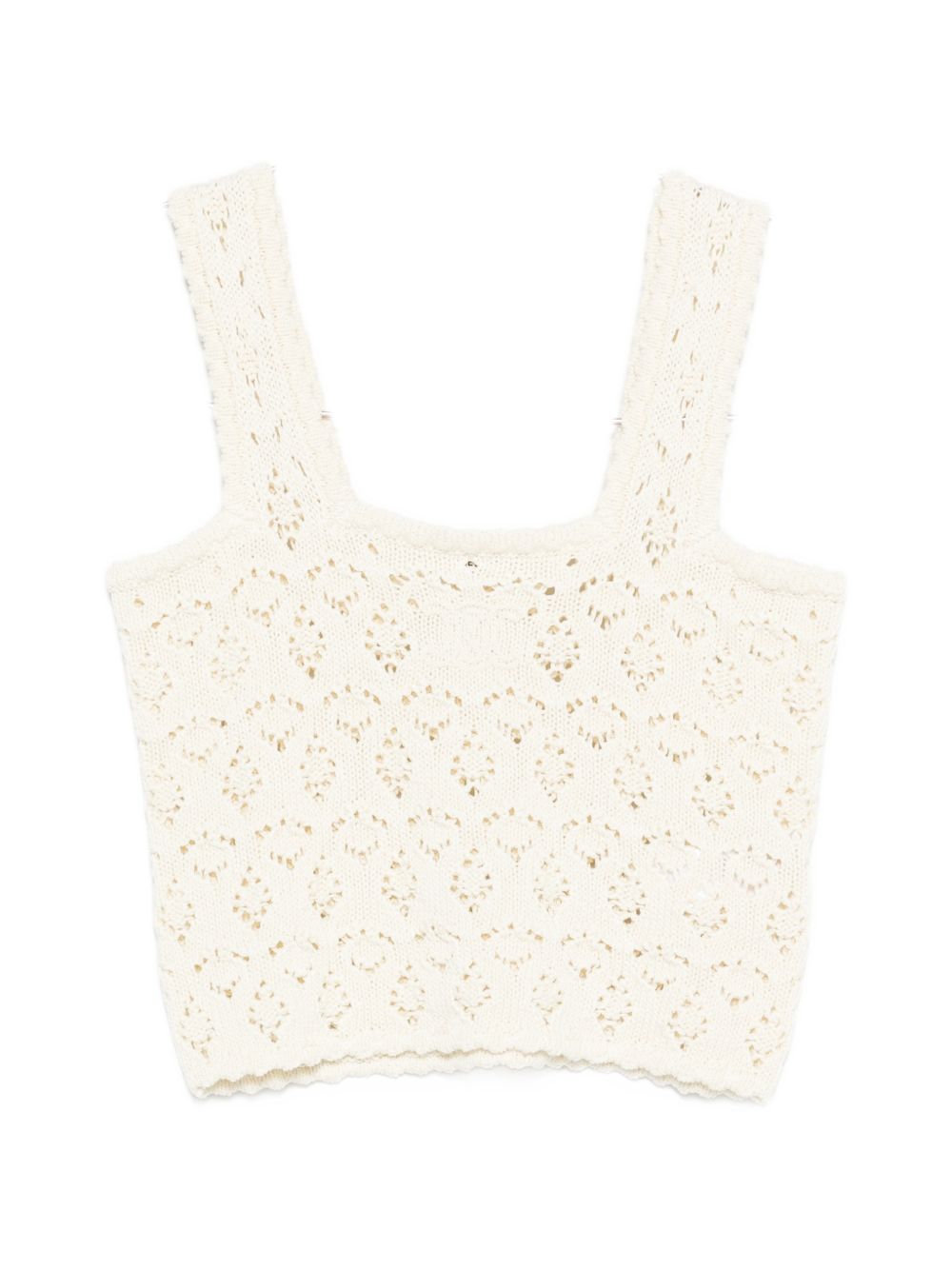 Celine Women Pointelle Cotton Top