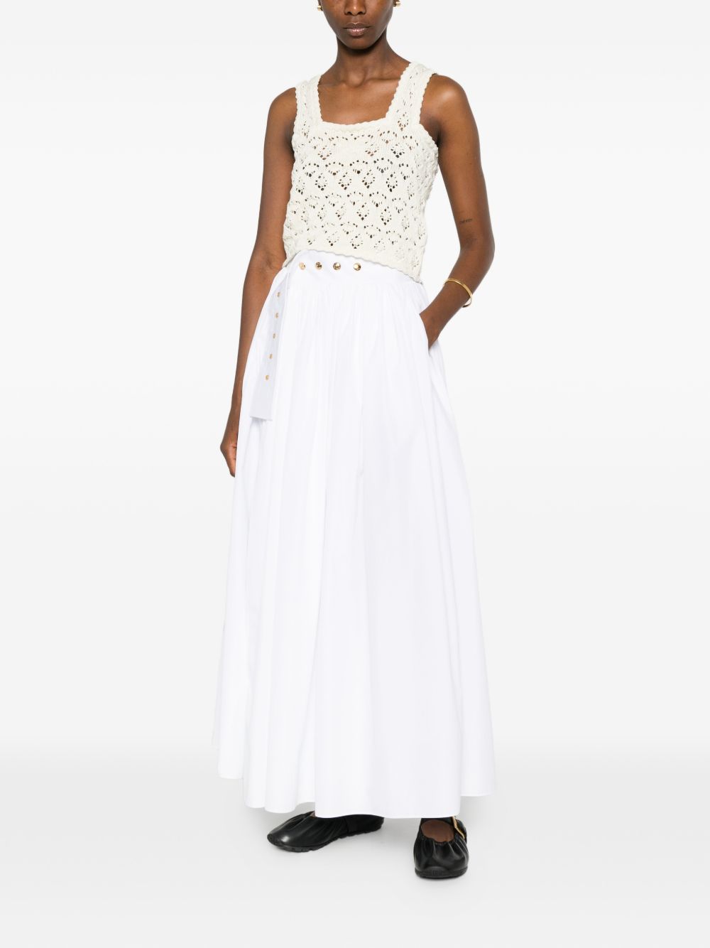 Celine Women Pointelle Cotton Top