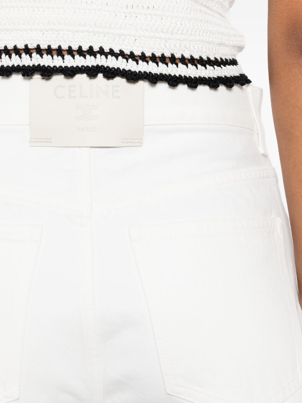 Celine Women Denim Cotton Shorts