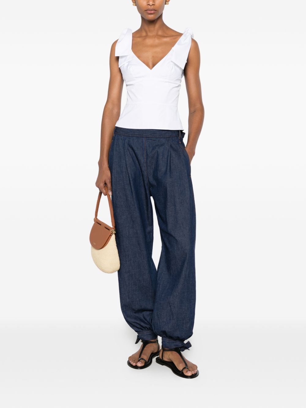 Celine Women Cotton Bustier Top.