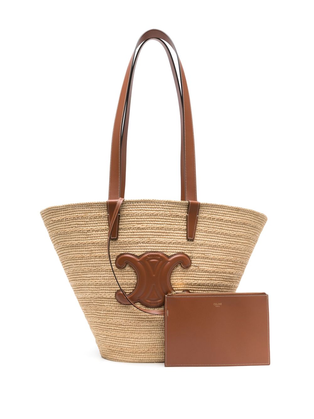 Celine Women Panier Medium Rafia Tote CELINE