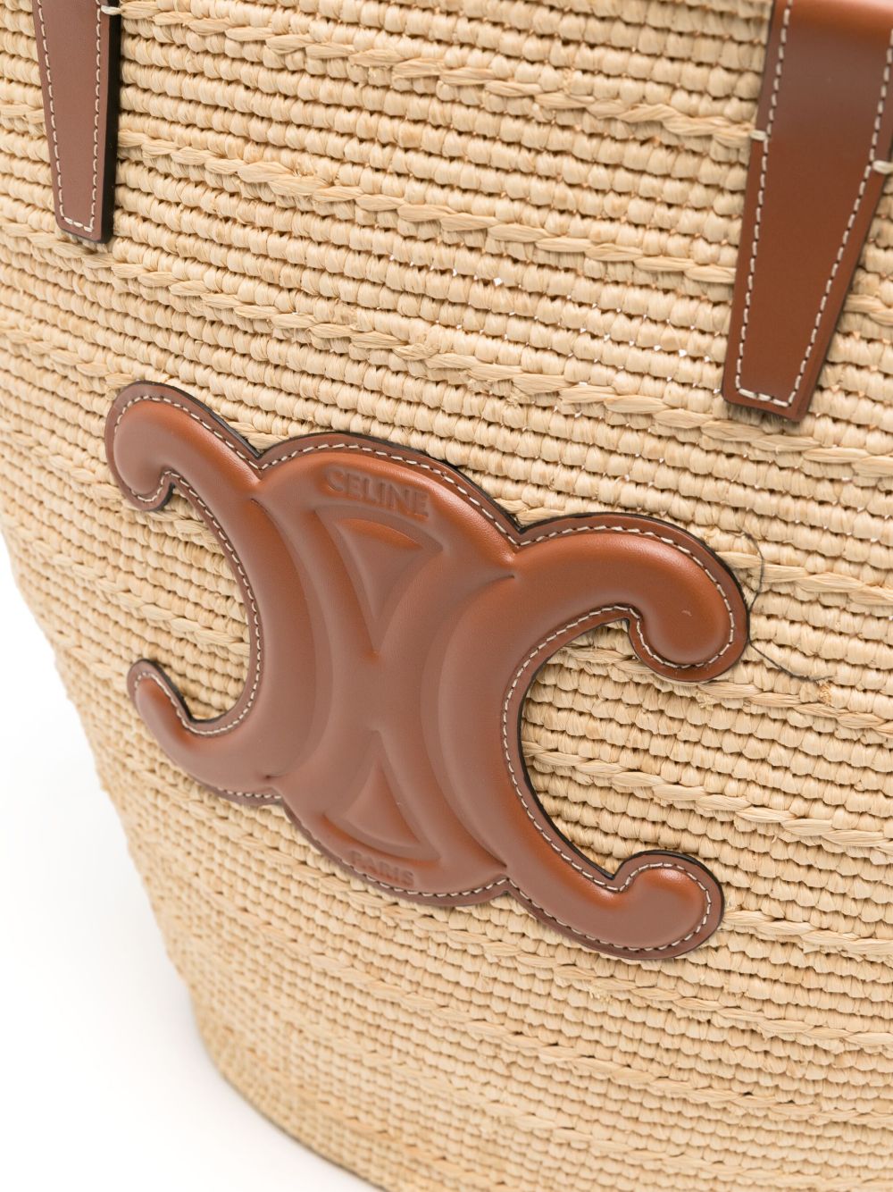 Celine Women Panier Medium Rafia Tote CELINE
