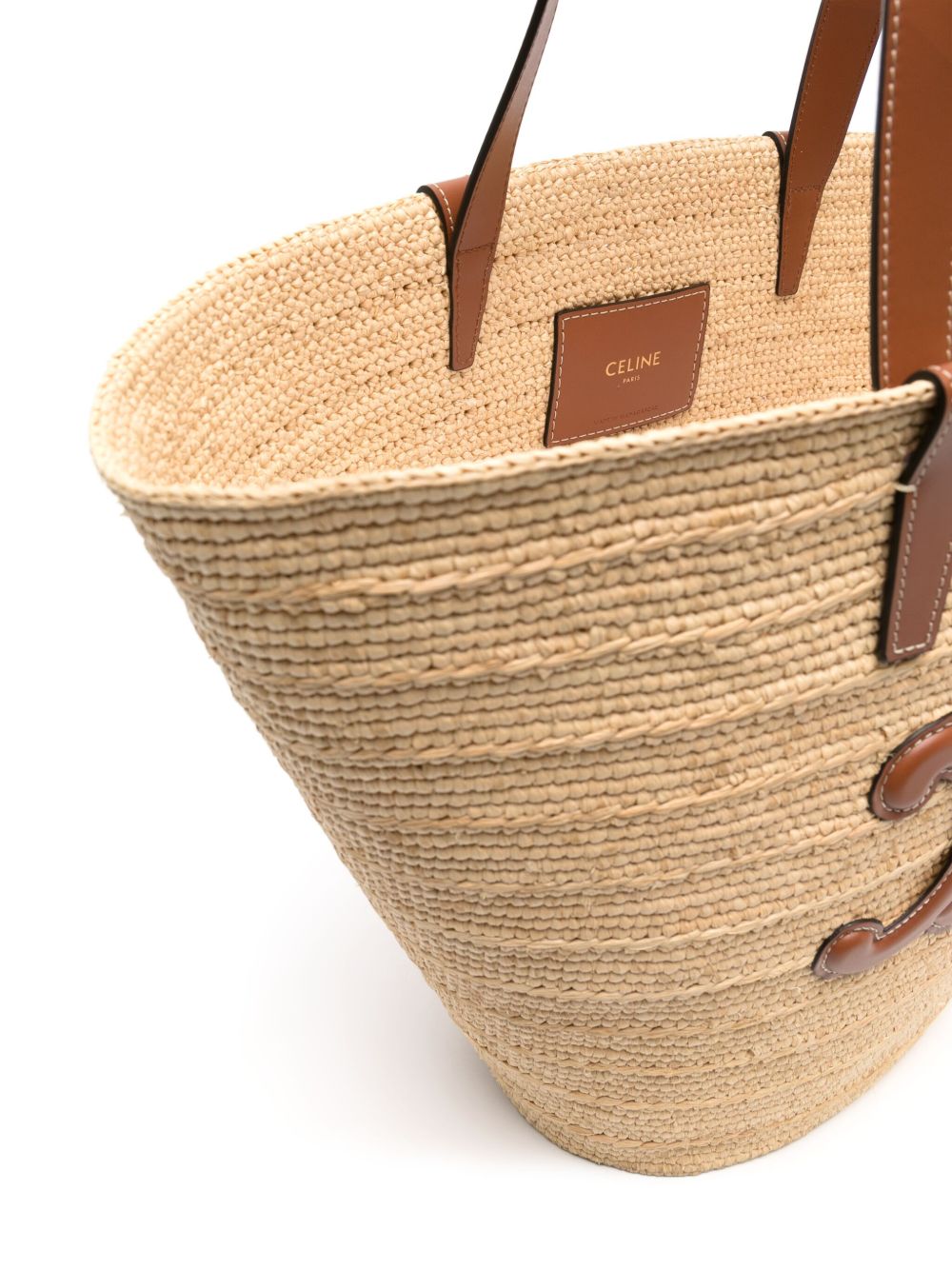 Celine Women Panier Medium Rafia Tote CELINE