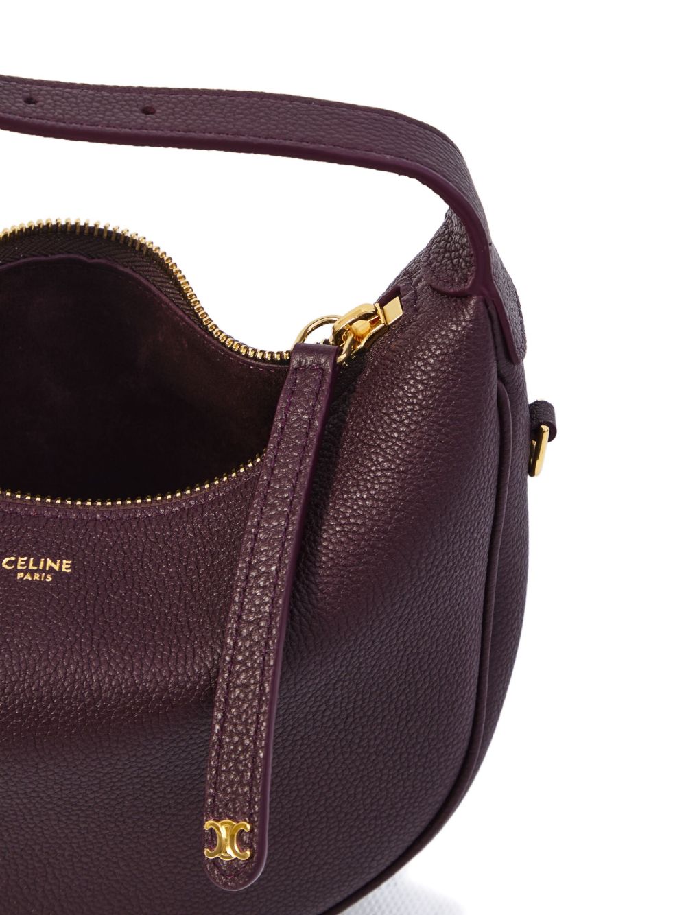 Celine Women Lulu Teen Leather Hobo Bag CELINE